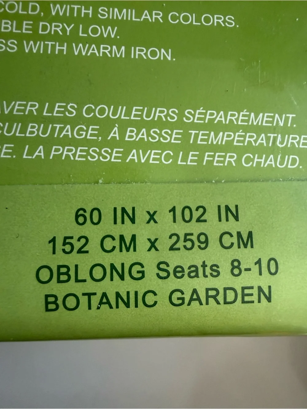 Portmeirion Botanic Garden Floral Tablecloth 60 x 102 New